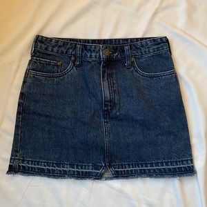 Free People Denim Skirt - Dark Wash - Size 2